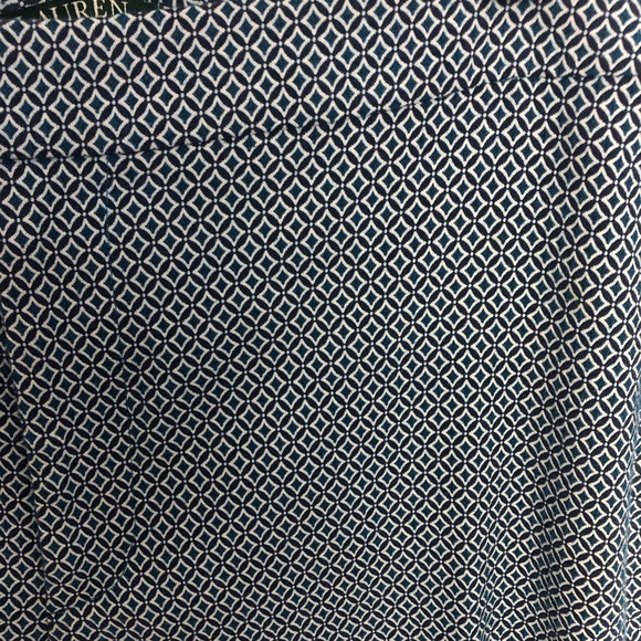Lauren Ralph Lauren Blue Diamond Pants - Picture 4 of 7